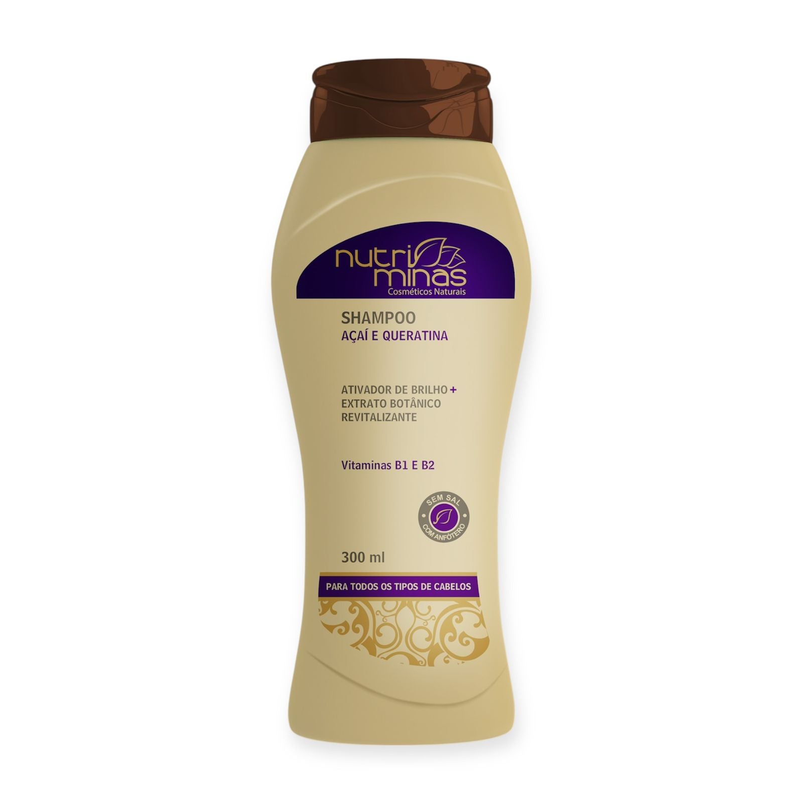 Shampoo Açaí e Queratina - 300ml