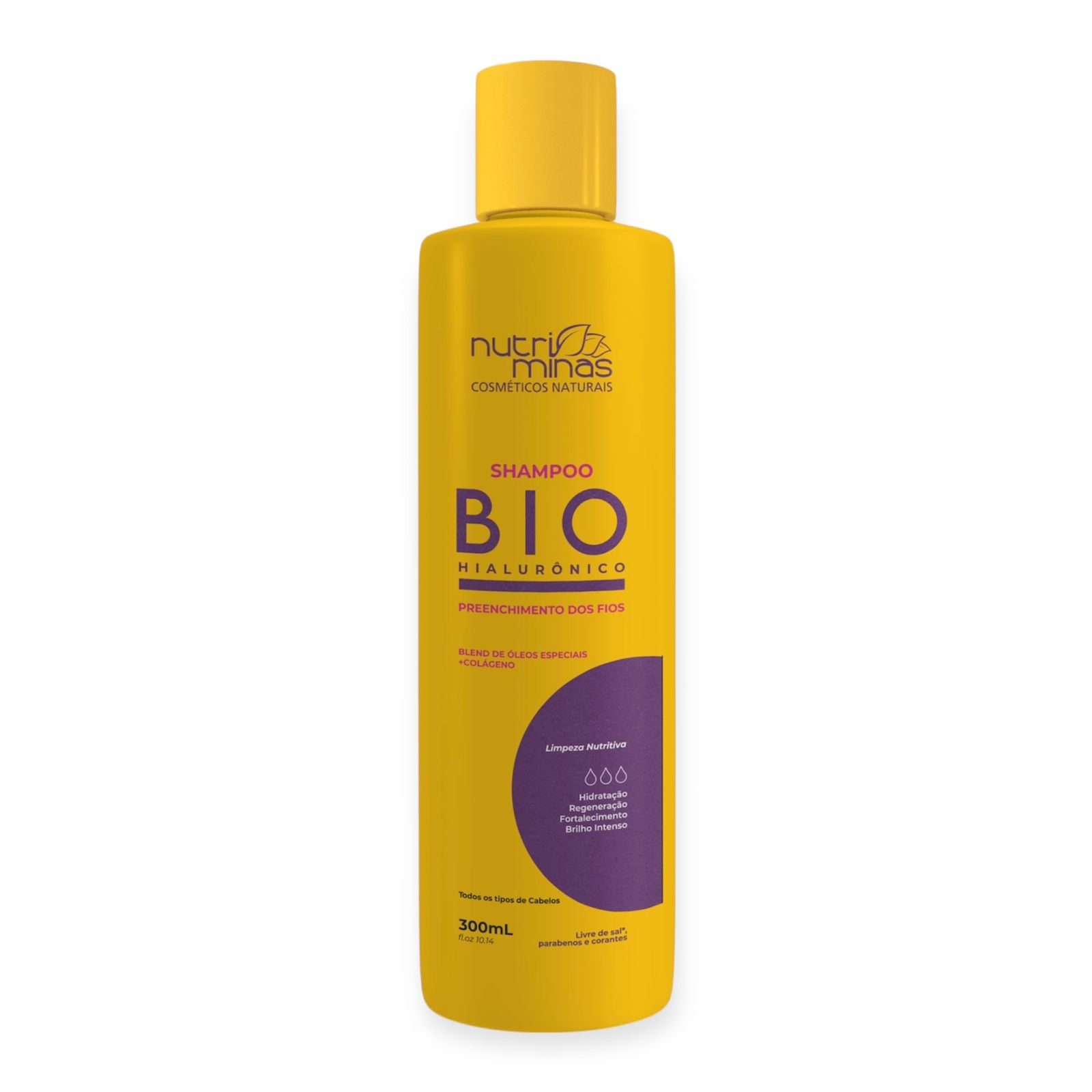 Shampoo Bio Hialurônico Nutriminas - 300ml