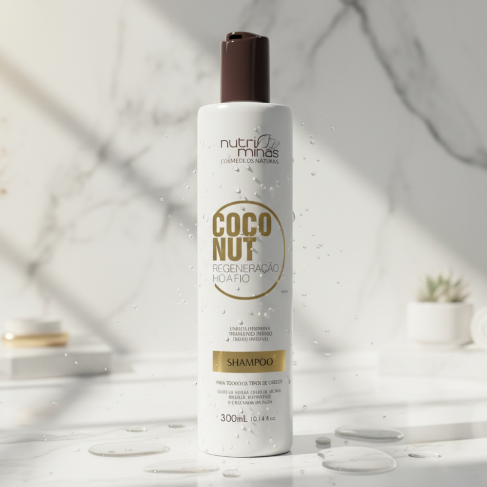 Shampoo Coconut Nutriminas Cosmeticos 300ml