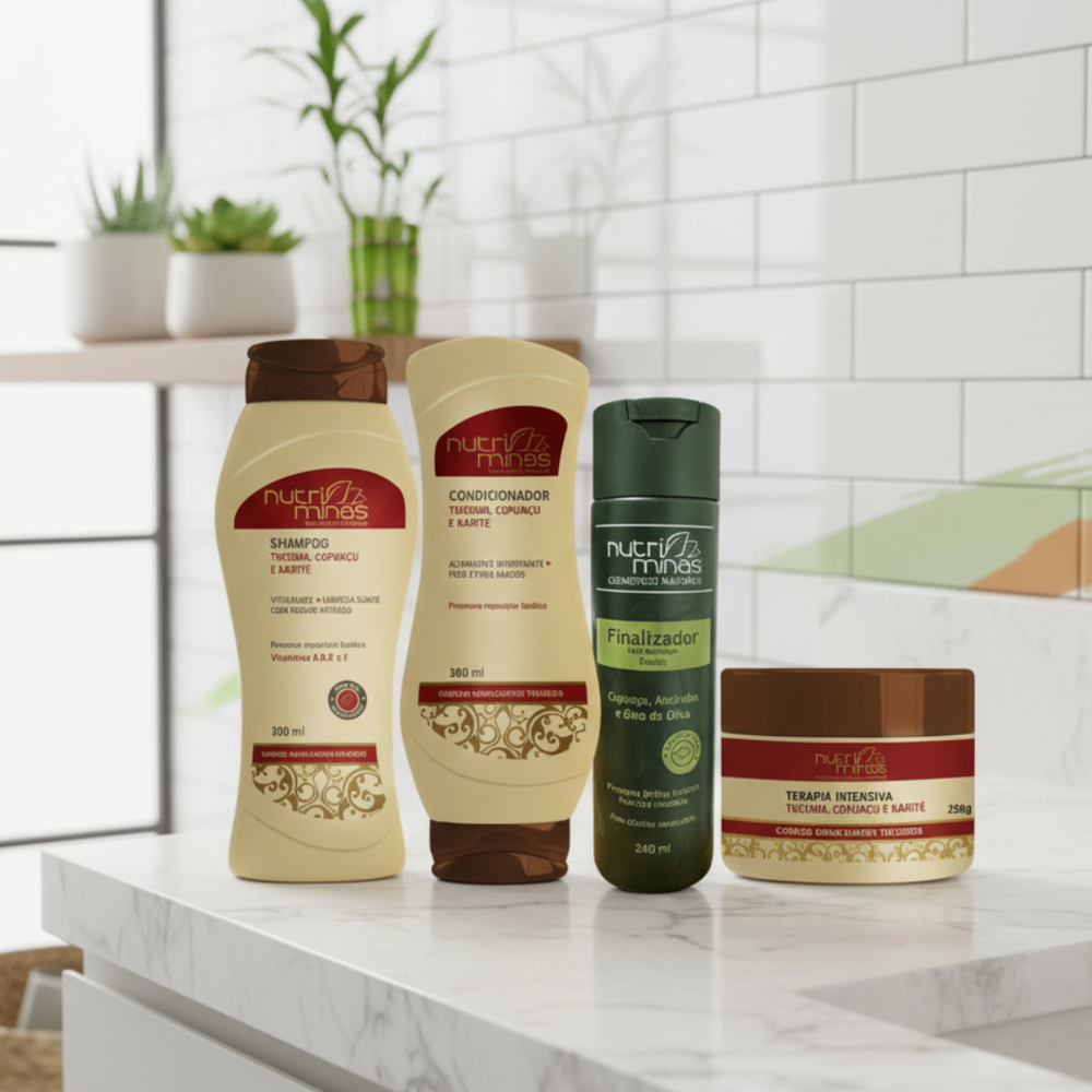 Kit Tucumã, Cupuaçu e Karité com Terapia 250g | Nutriminas