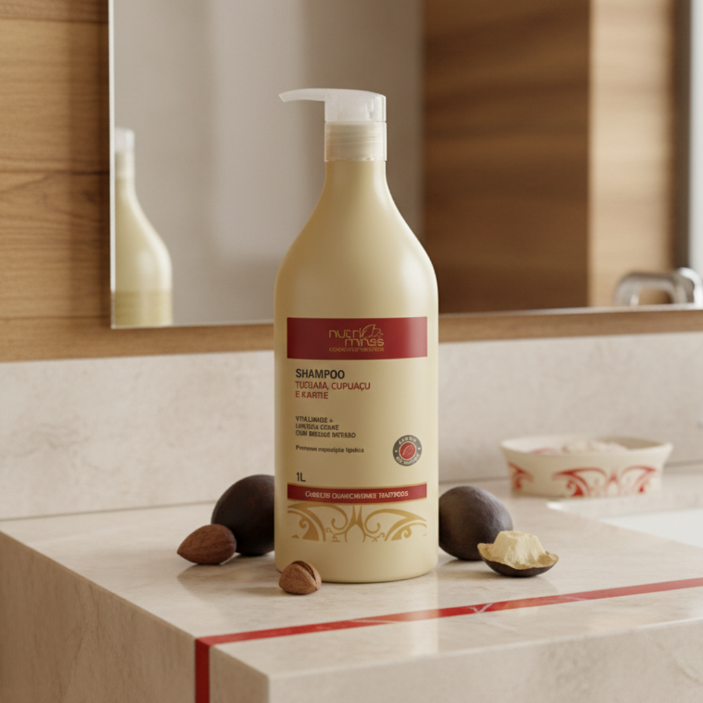 Shampoo Tucumã, Cupuaçu e Karité Nutriminas - 1L