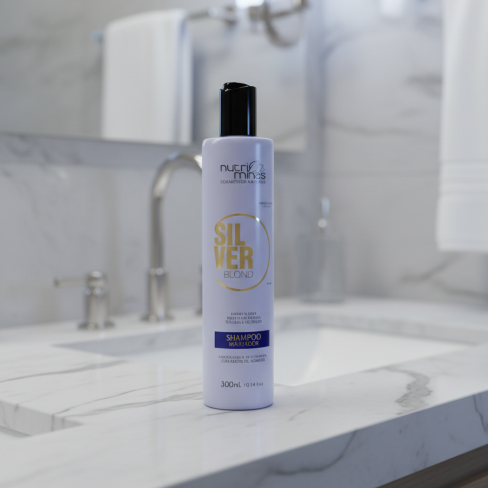 Shampoo Silver Blond Nutriminas - 300ml