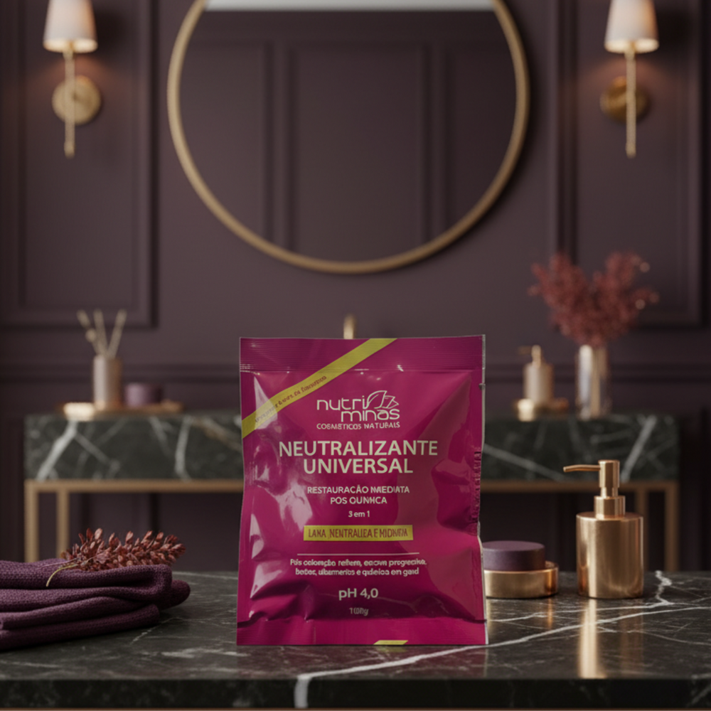 Neutralizante Universal 3 em 1 em Sachê (100g) - Shambelle Cosméticos