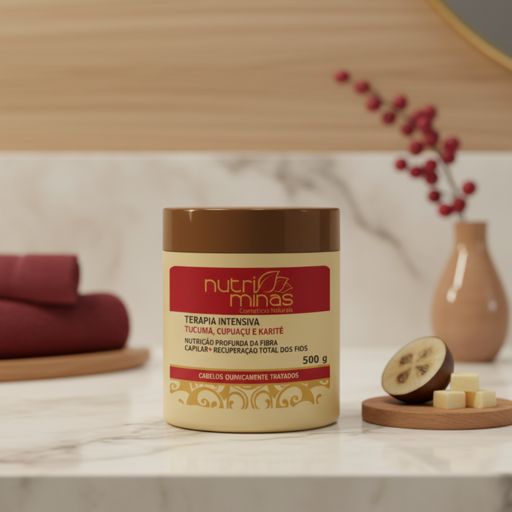 Máscara Tucumã, Cupuaçu e Karité Nutriminas - 500g
