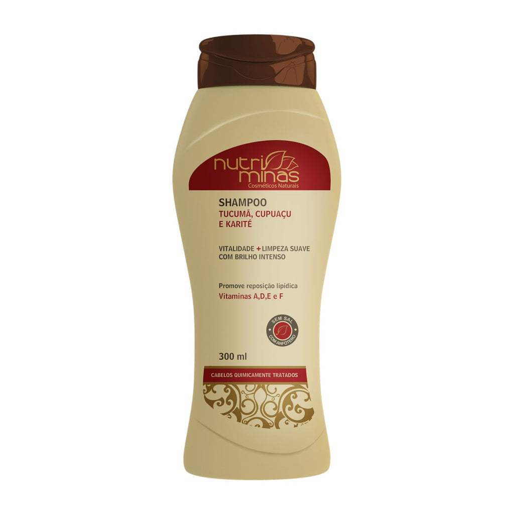 Shampoo Tucumã, Cupuaçu e Karité Nutriminas - 300ml
