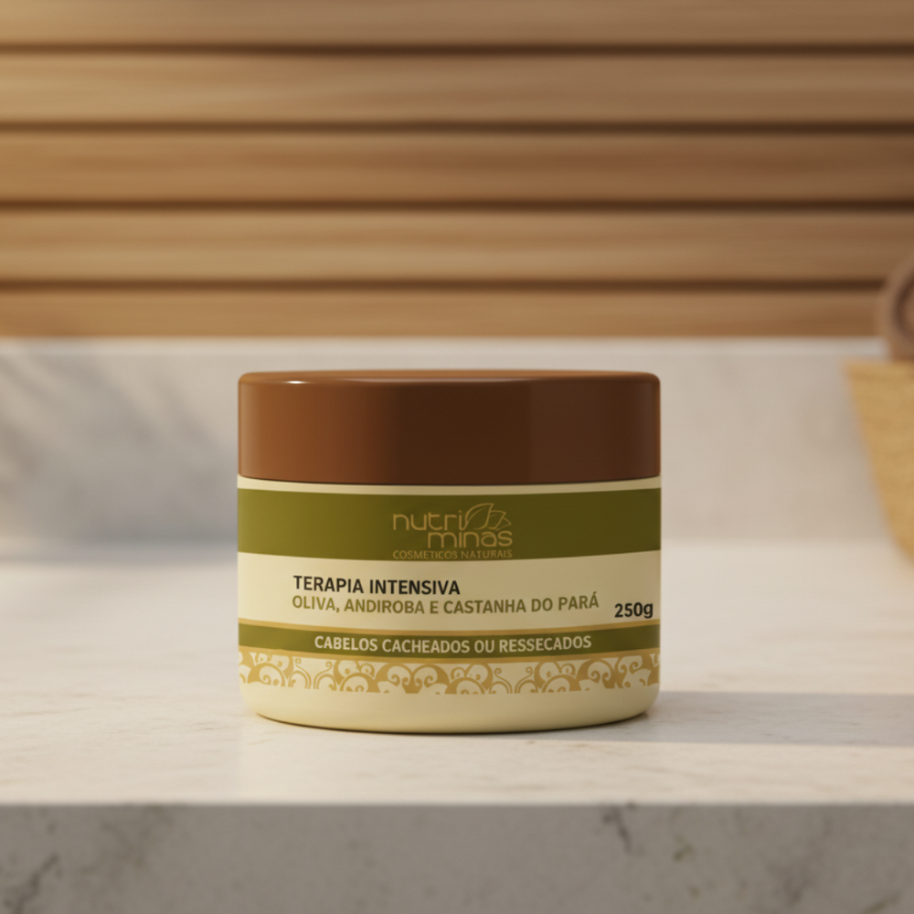 Máscara Oliva, Andiroba e Castanha do Pará Nutriminas - 250g