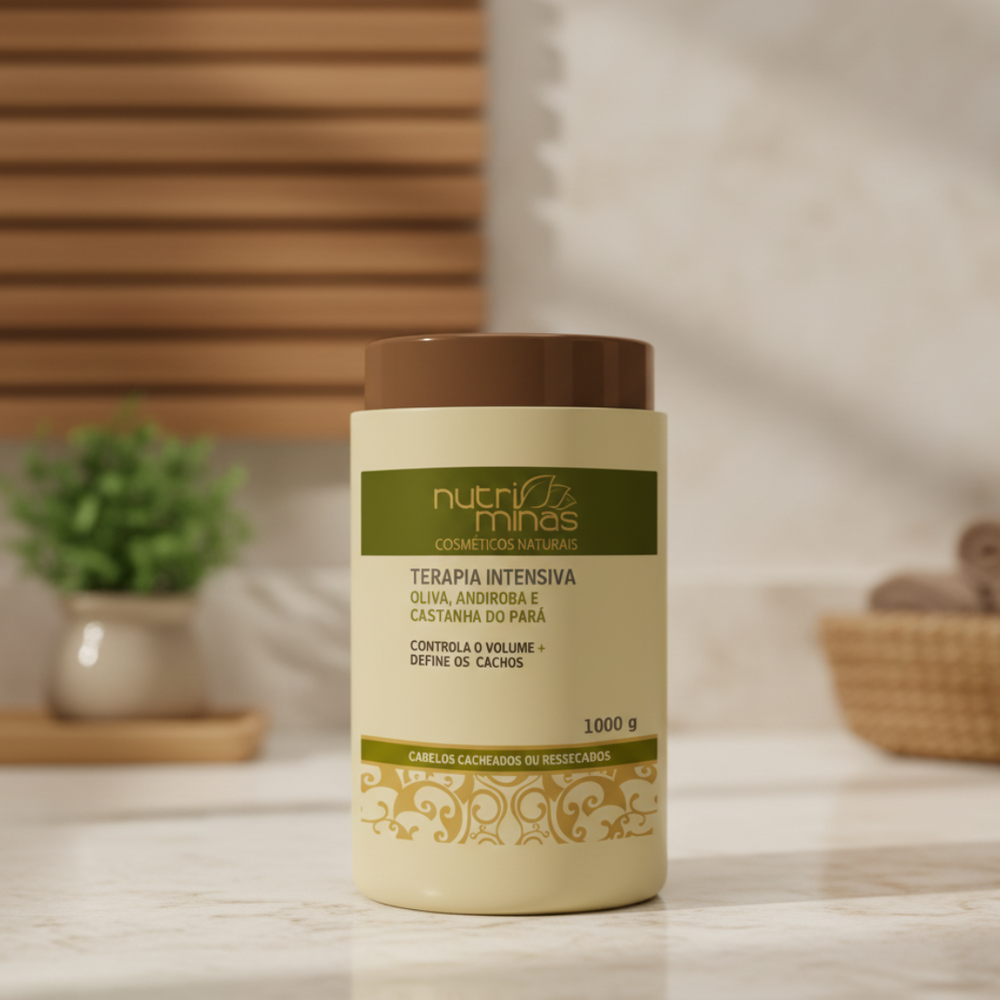 Máscara Oliva, Andiroba e Castanha do Pará Nutriminas - 1000g