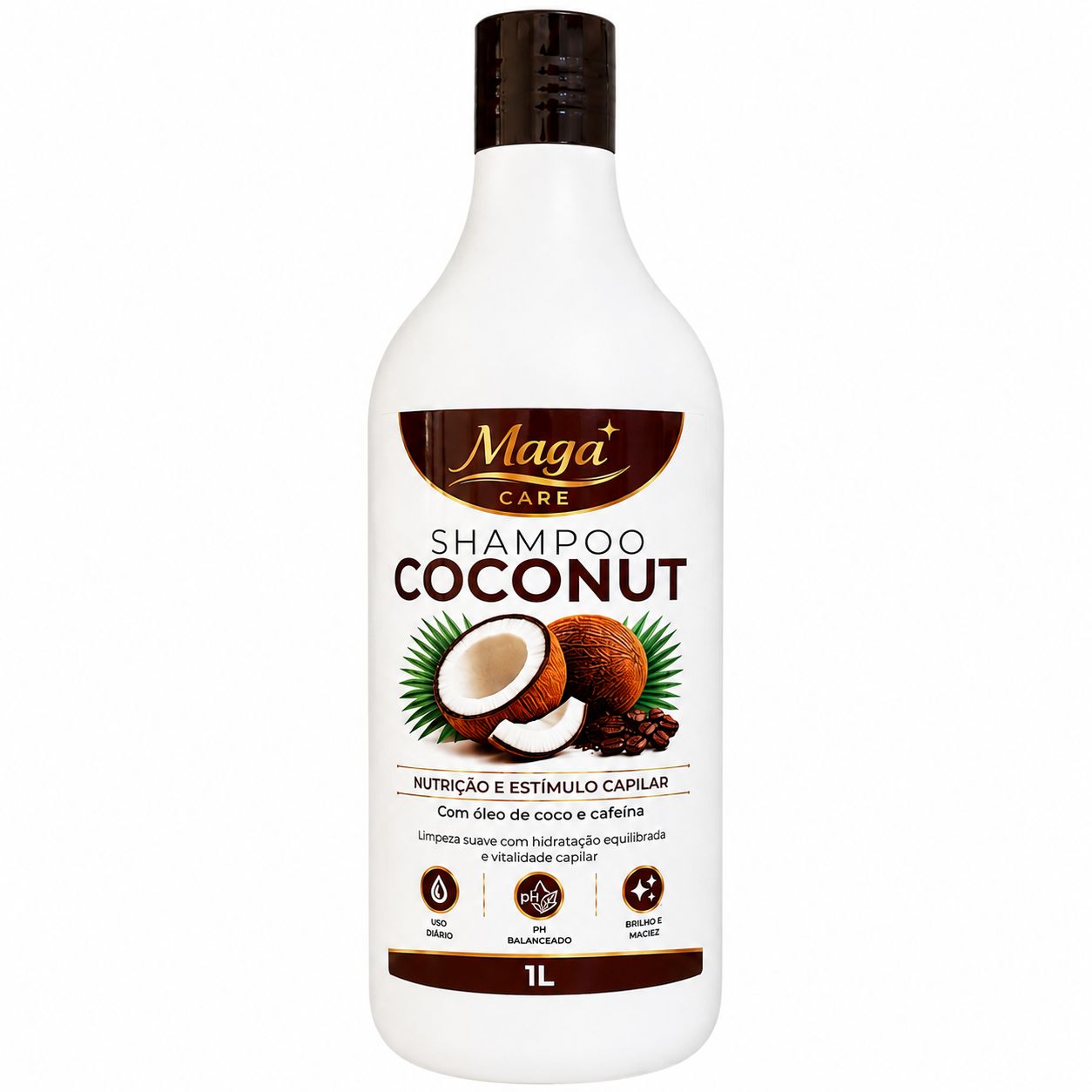 SHAMPOO COCONUT COM CAFEINA MAGA CARE 1 KG