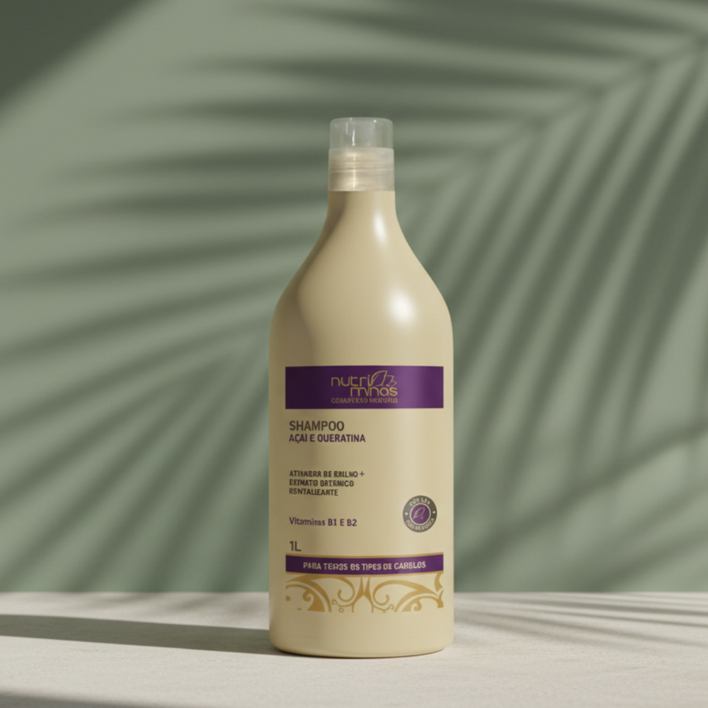 Shampoo Açaí e Queratina - 1L